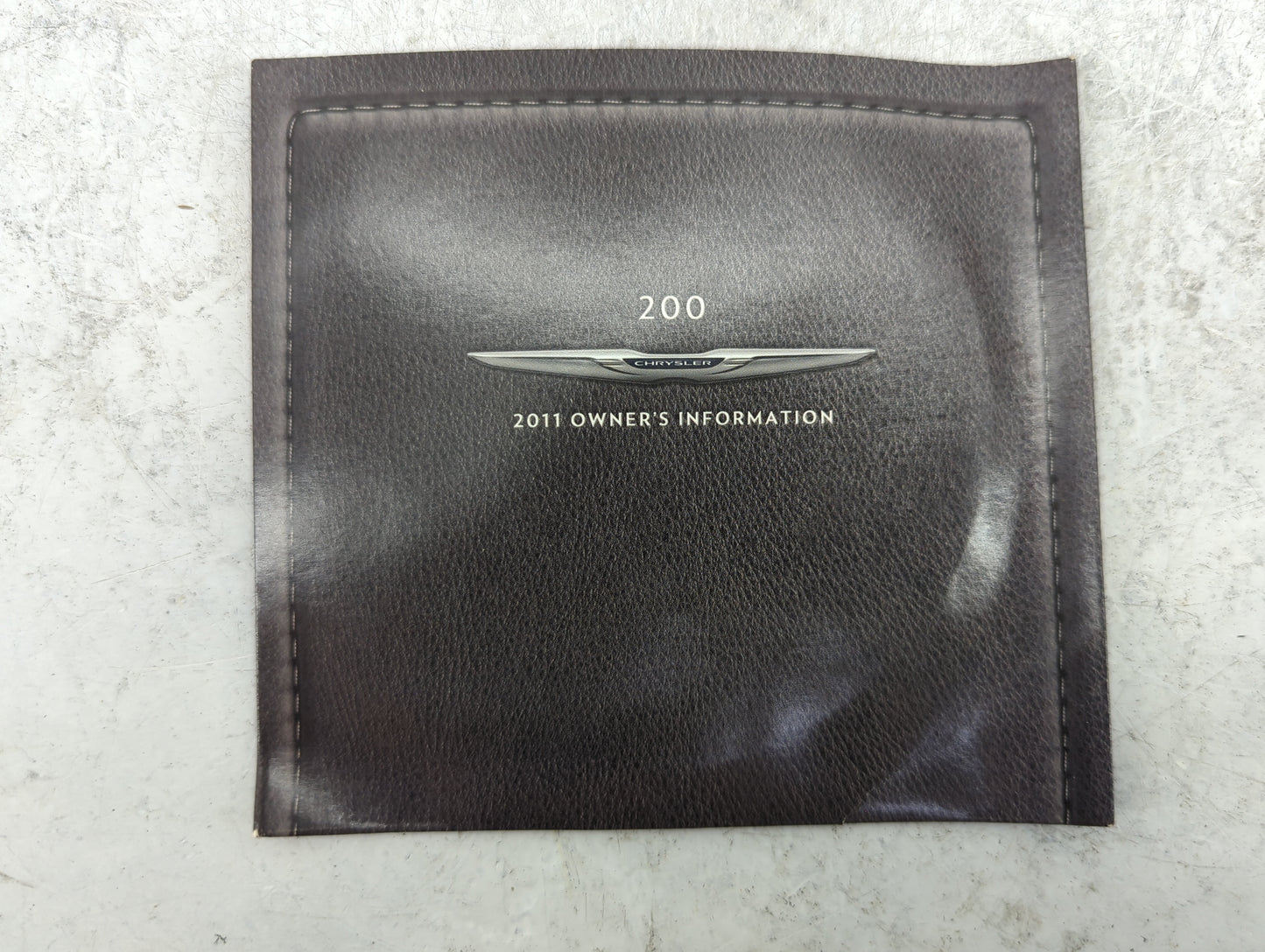 2011 Chrysler 200 Owners Manual Book Guide OEM Used Auto Parts - Oemusedautoparts1.com