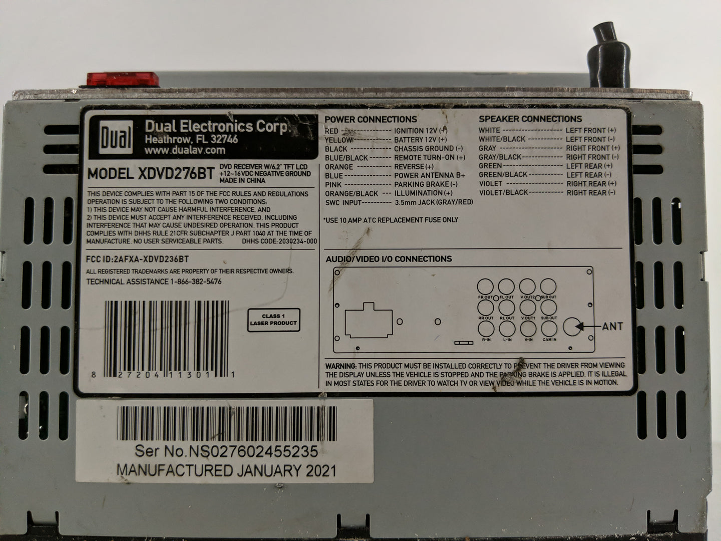 2011-2013 Chrysler 200 Radio AM FM Cd Player Receiver Replacement Fits Fits 2011 2013 2014 OEM Used Auto Parts - Oemusedauto