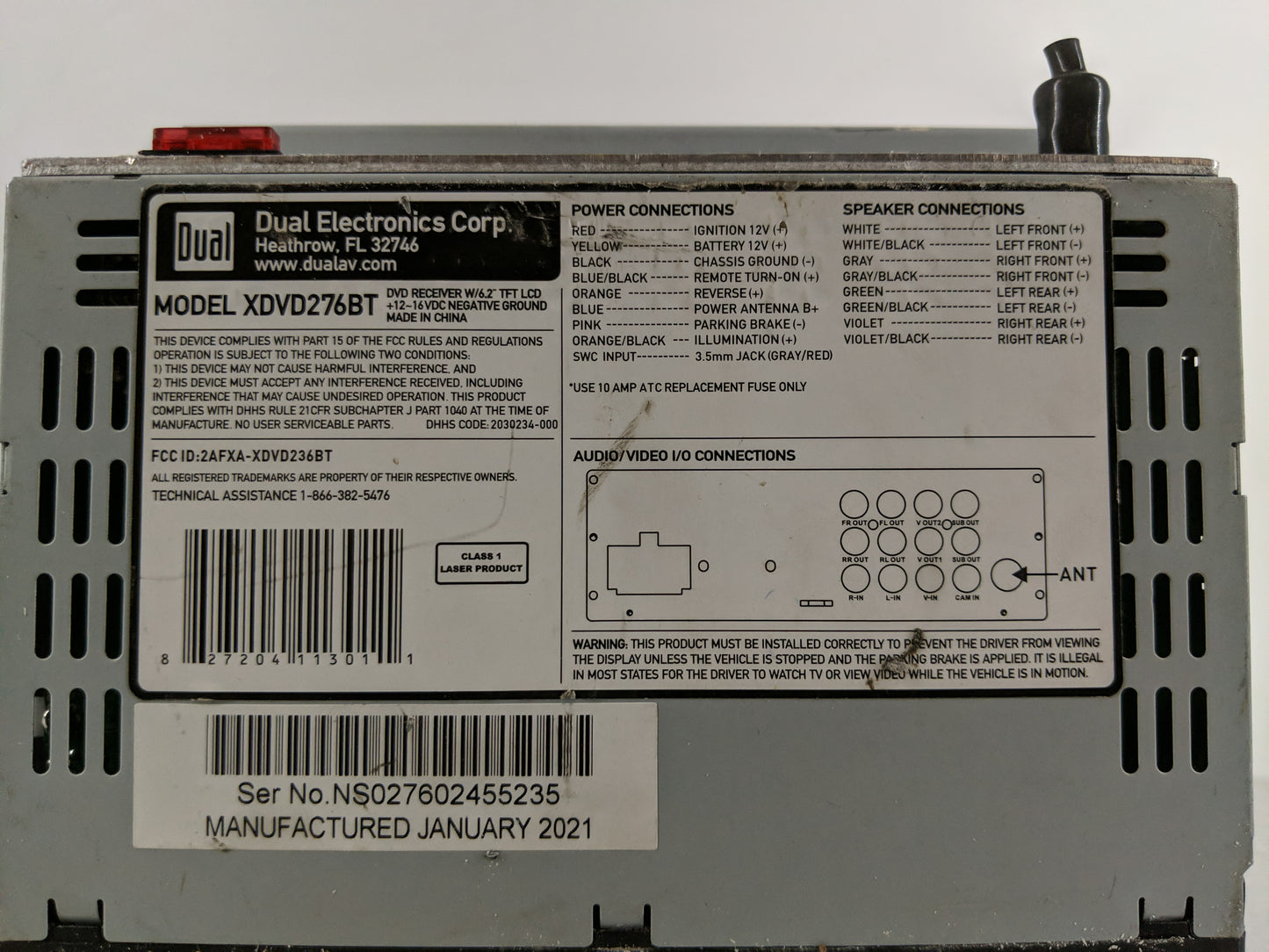 2011-2013 Chrysler 200 Radio AM FM Cd Player Receiver Replacement Fits Fits 2011 2013 2014 OEM Used Auto Parts - Oemusedauto