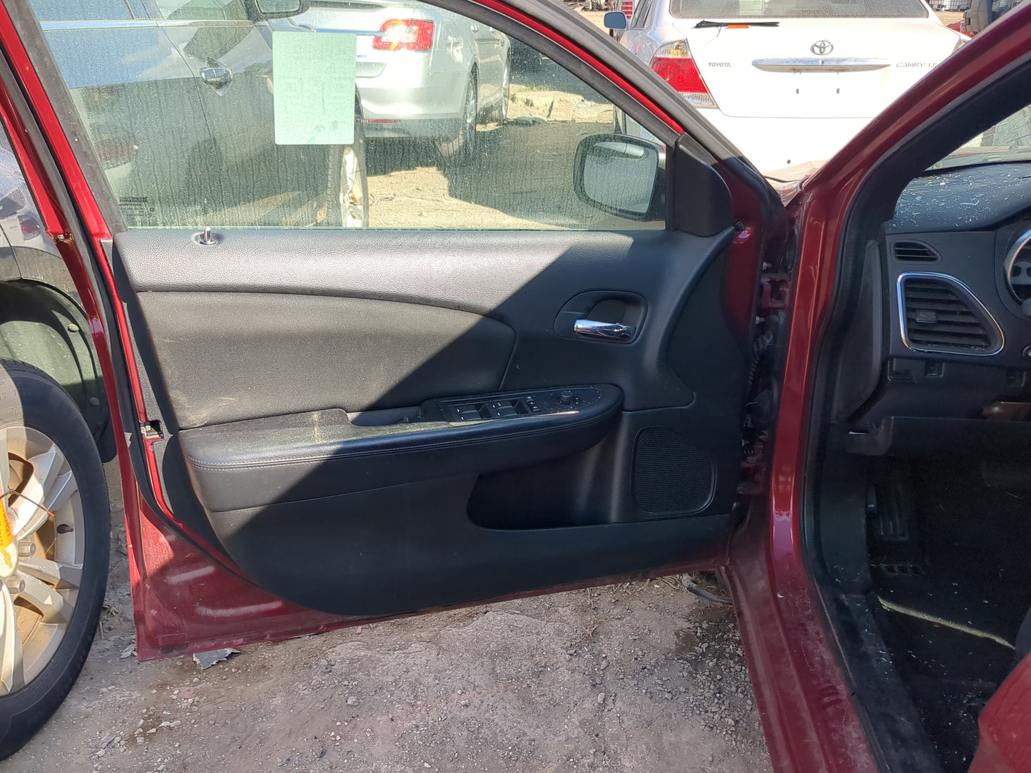 2011 Chrysler 200 Front Left Driver Interior Door Panel Trim 1196854 - Oemusedautoparts1.com