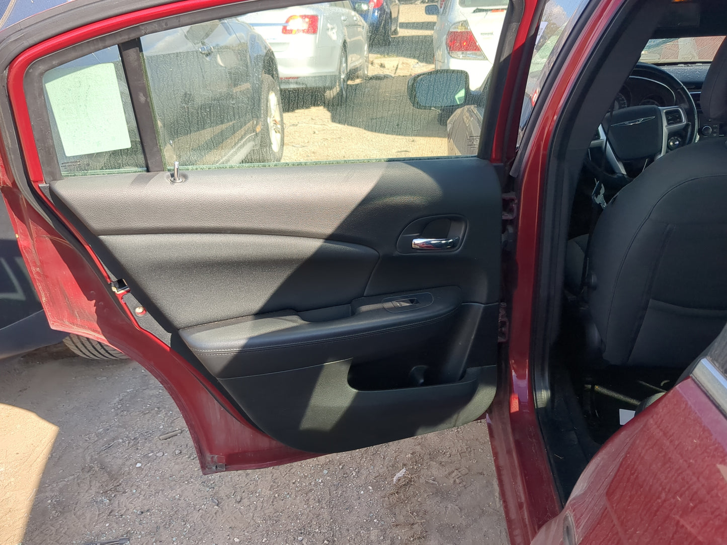 2011-2014 Chrysler 200 Driver Rear Door Oem 1196930 - Oemusedautoparts1.com