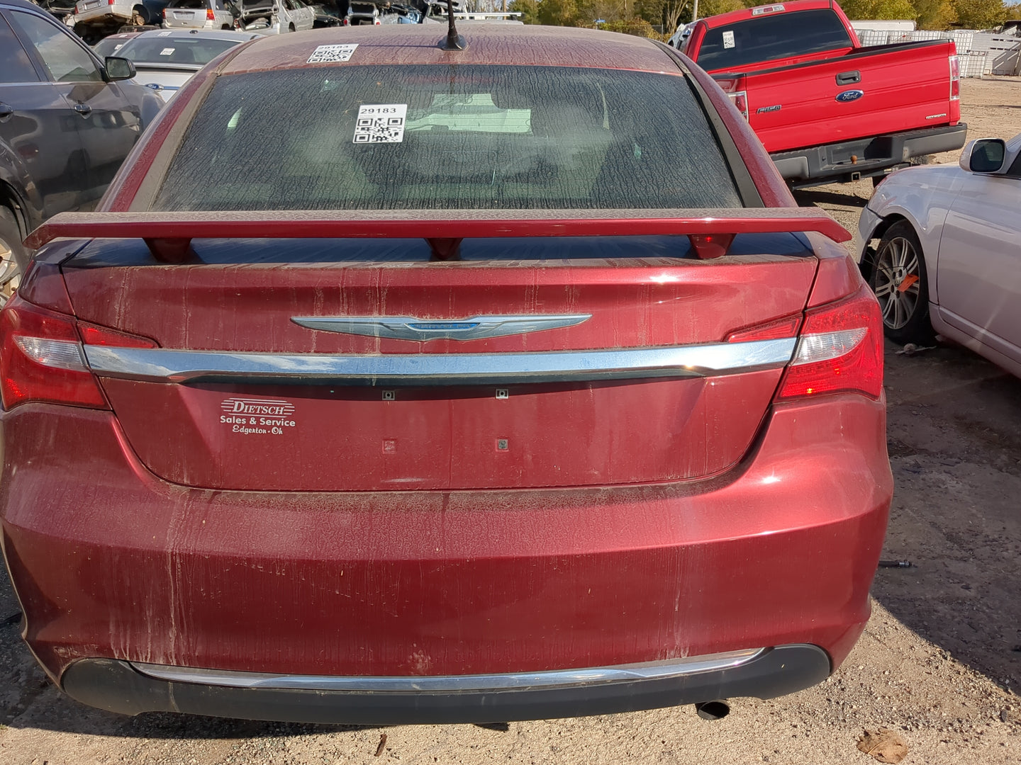 2011-2014 Chrysler 200 Trunk/decklid/hatch/tailgate Oem - Oemusedautoparts1.com