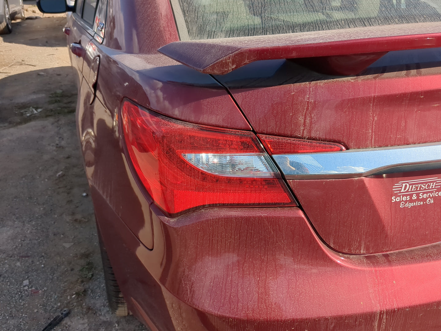 2011-2014 Chrysler 200 Tail Light Assembly Driver Left OEM Fits Fits 2011 2012 2013 2014 OEM Used Auto Parts - Oemusedautopa