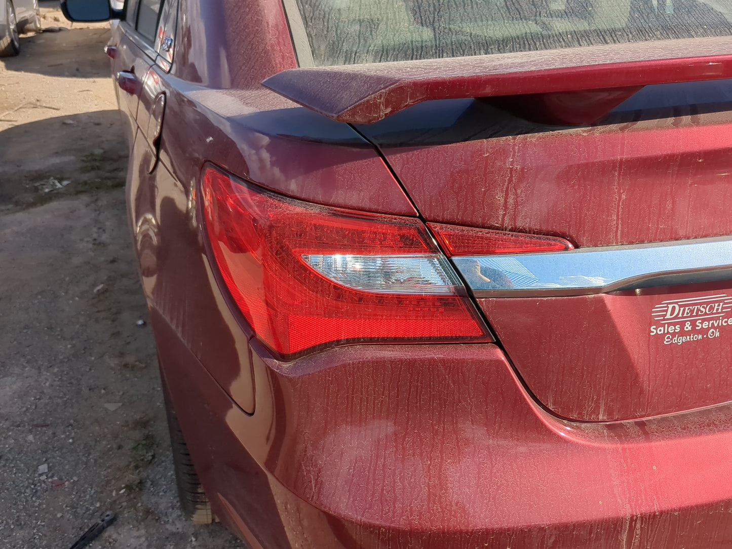 2011-2014 Chrysler 200 Tail Light Assembly Driver Left OEM Fits Fits 2011 2012 2013 2014 OEM Used Auto Parts - Oemusedautopa