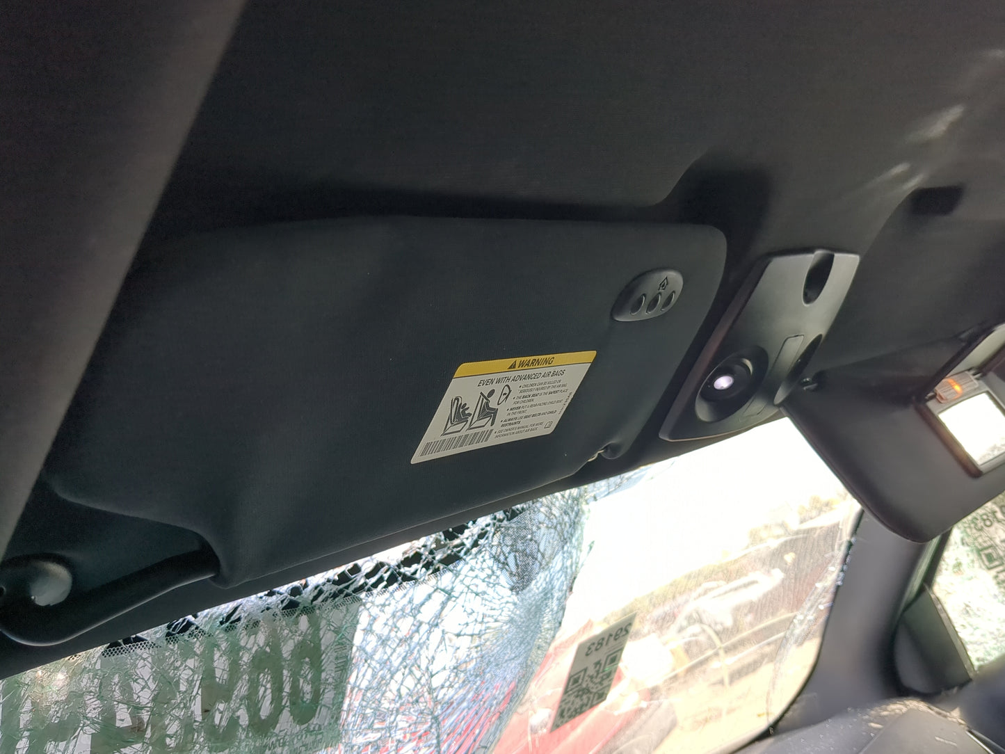 2011-2014 Chrysler 200 Sun Visor Shade Replacement Driver Left Mirror Fits Fits 2011 2012 2013 2014 OEM Used Auto Parts - Oe