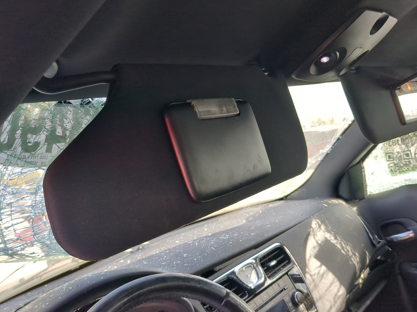 2011-2014 Chrysler 200 Sun Visor Shade Replacement Driver Left Mirror Fits Fits 2011 2012 2013 2014 OEM Used Auto Parts - Oe