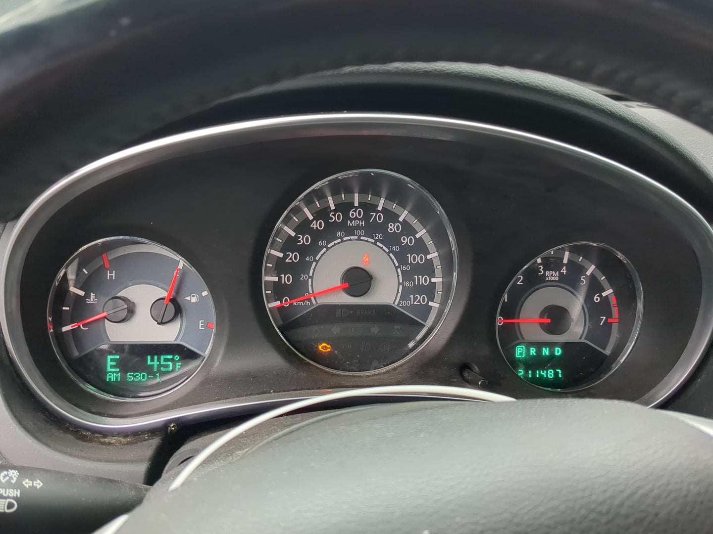 2011 Chrysler 200 Instrument Cluster Speedometer Gauges Fits OEM Used Auto Parts - Oemusedautoparts1.com