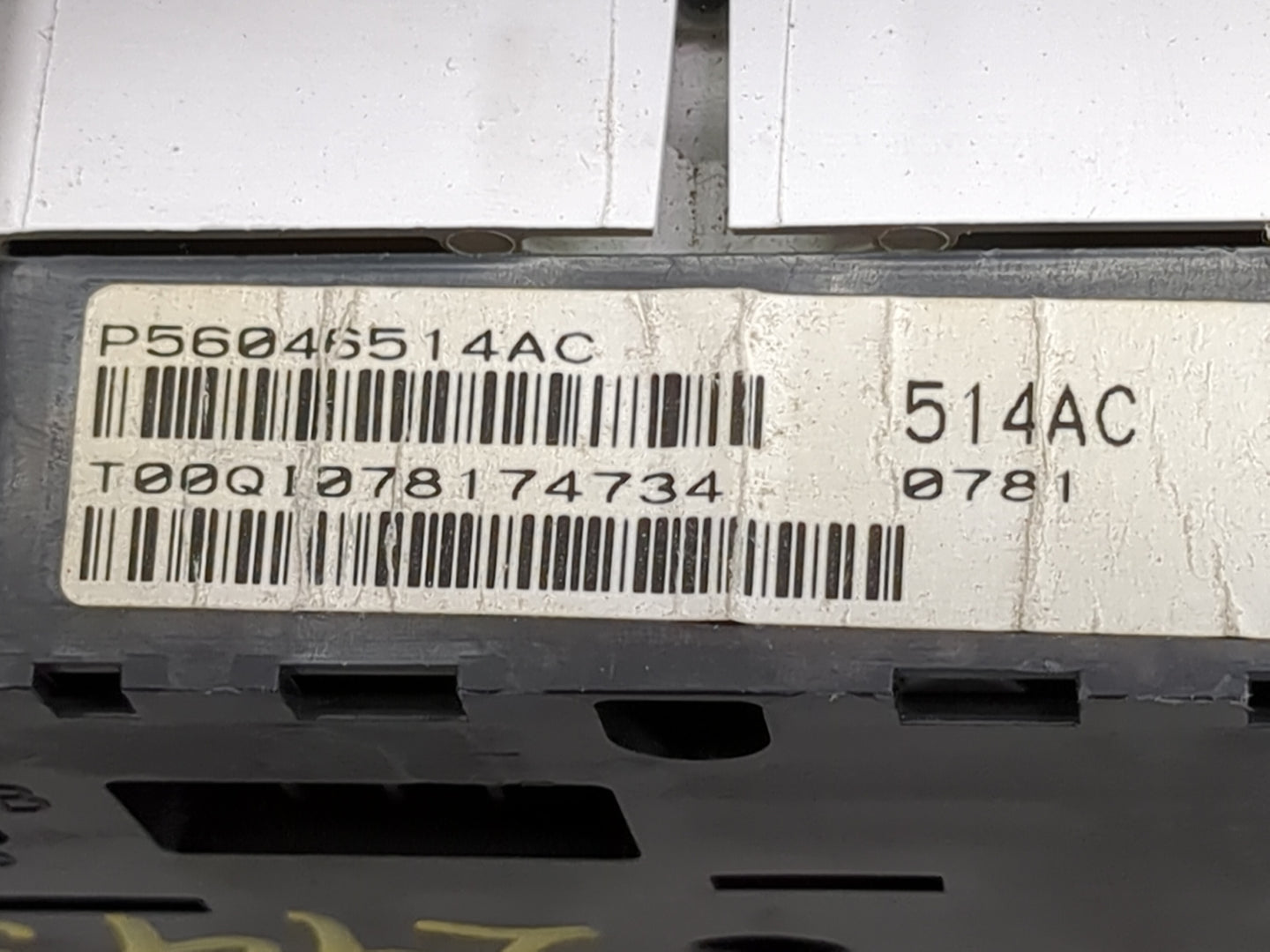 2011 Chrysler 200 Instrument Cluster Speedometer Gauges P/N:P56046514AC 04840659AA Miles:211K Fits OEM Used Auto Parts - Oem