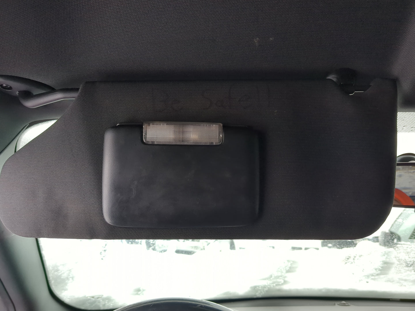2011-2014 Chrysler 200 Sun Visor Shade Replacement Driver Left Mirror Fits Fits 2011 2012 2013 2014 OEM Used Auto Parts - Oe