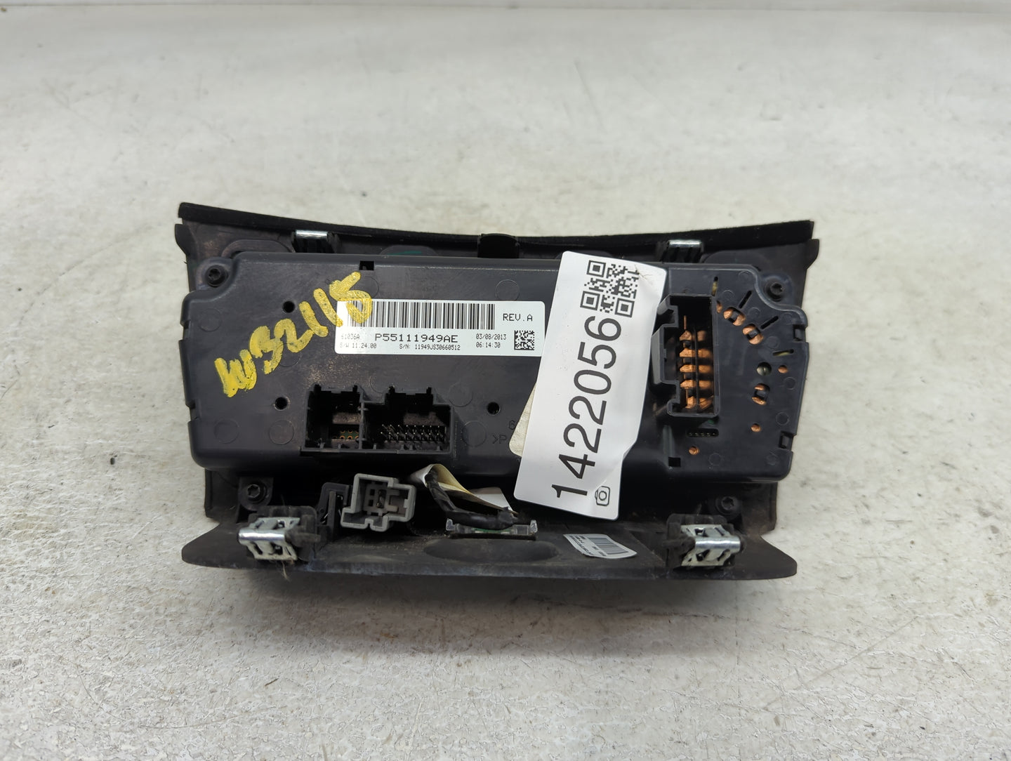 2011-2014 Chrysler 200 Climate Control Module Temperature AC/Heater Replacement P/N:55111949AE Fits Fits 2010 2011 2012 2013