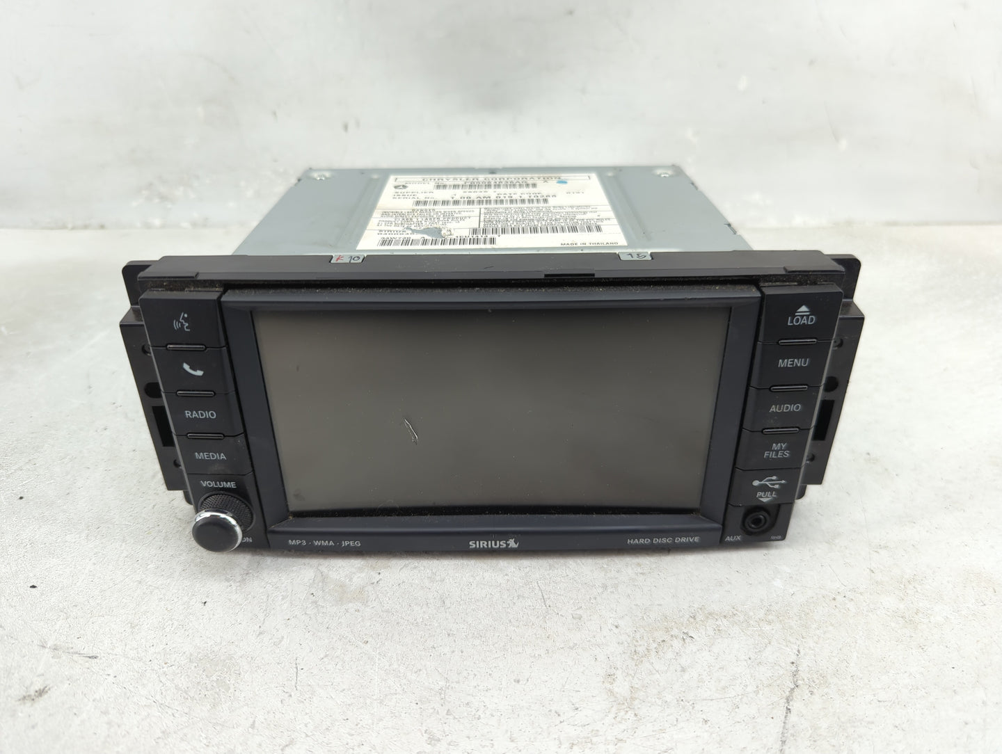 2011-2012 Chrysler 200 Radio AM FM Cd Player Receiver Replacement P/N:P05064836AG Fits Fits 2011 2012 OEM Used Auto Parts - 