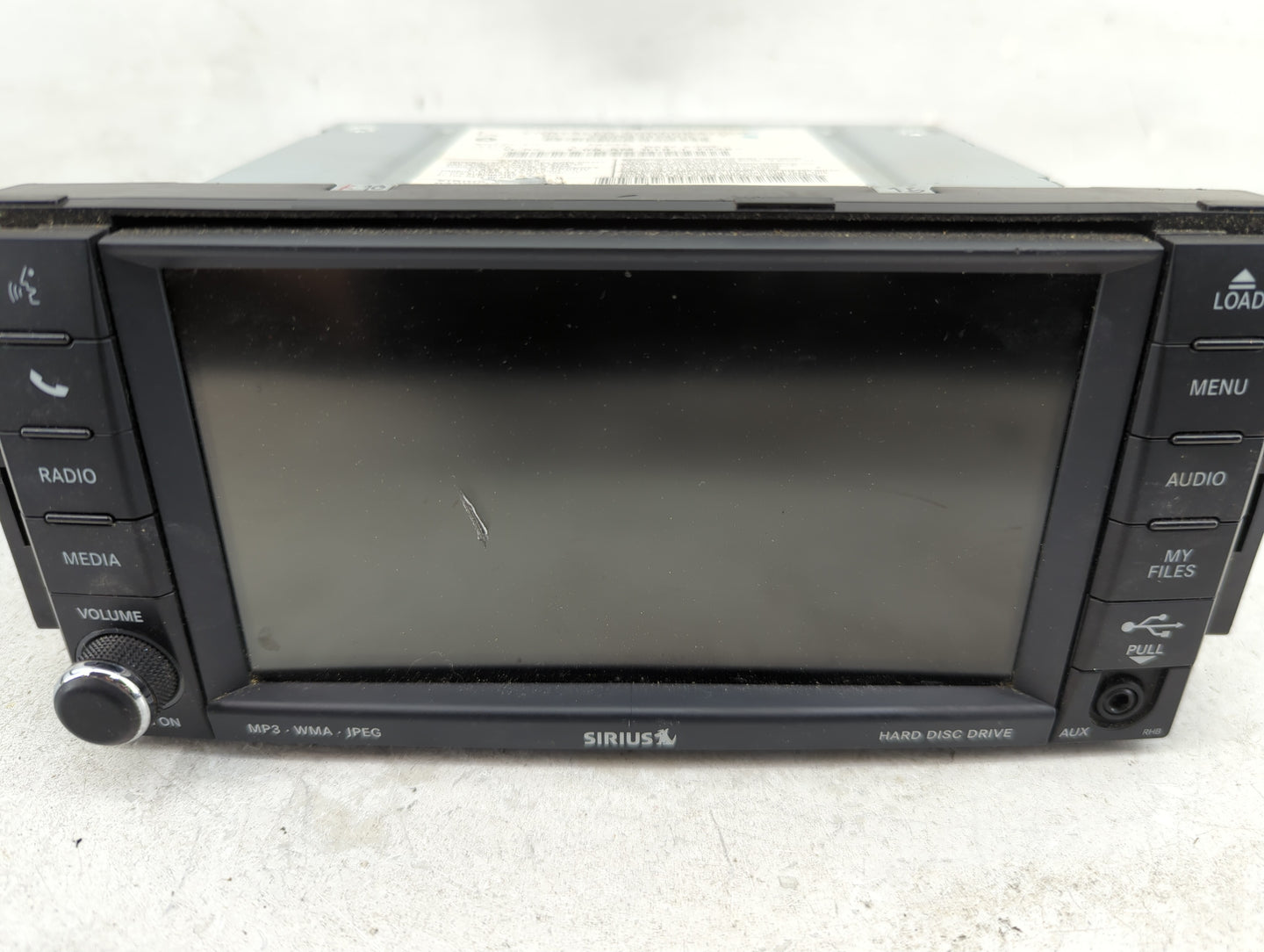 2011-2012 Chrysler 200 Radio AM FM Cd Player Receiver Replacement P/N:P05064836AG Fits Fits 2011 2012 OEM Used Auto Parts - 