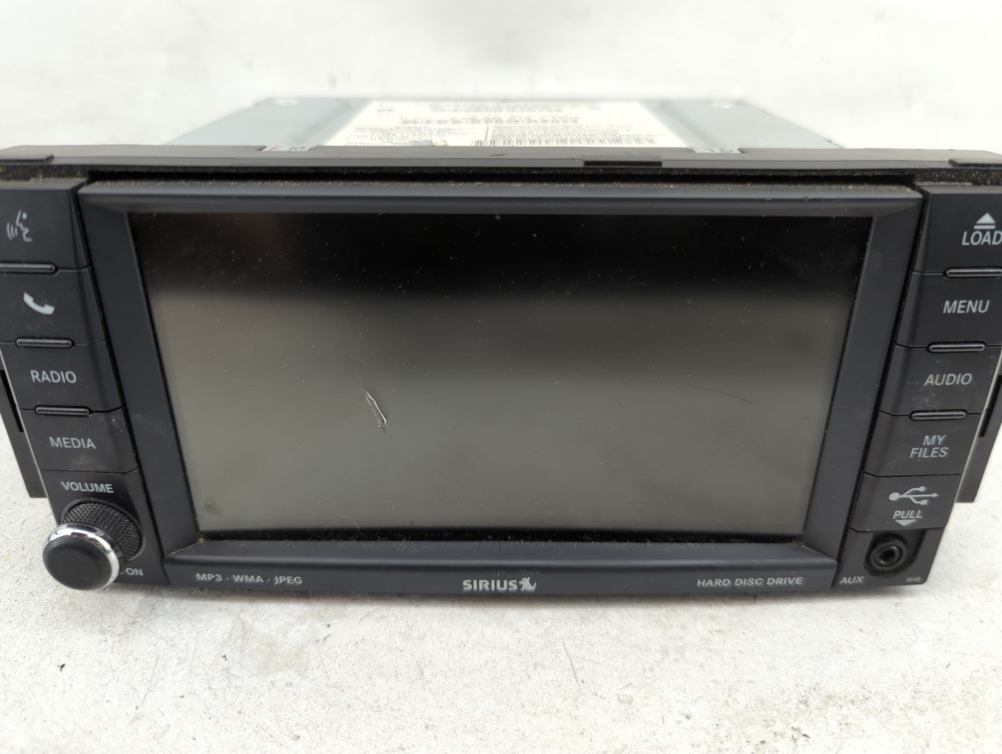 2011-2012 Chrysler 200 Radio AM FM Cd Player Receiver Replacement P/N:P05064836AG Fits Fits 2011 2012 OEM Used Auto Parts - 