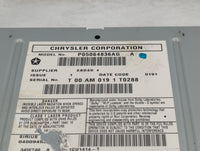 2011-2012 Chrysler 200 Radio AM FM Cd Player Receiver Replacement P/N:P05064836AG Fits Fits 2011 2012 OEM Used Auto Parts - 