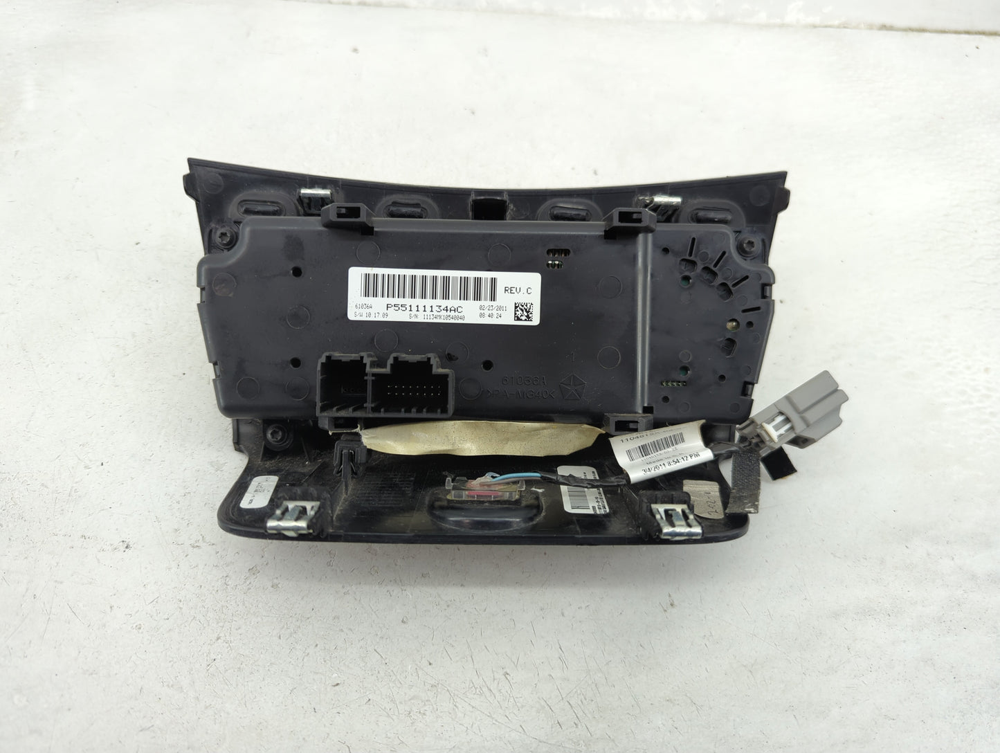 2011-2014 Chrysler 200 Climate Control Module Temperature AC/Heater Replacement P/N:P55111134AC Fits OEM Used Auto Parts - O