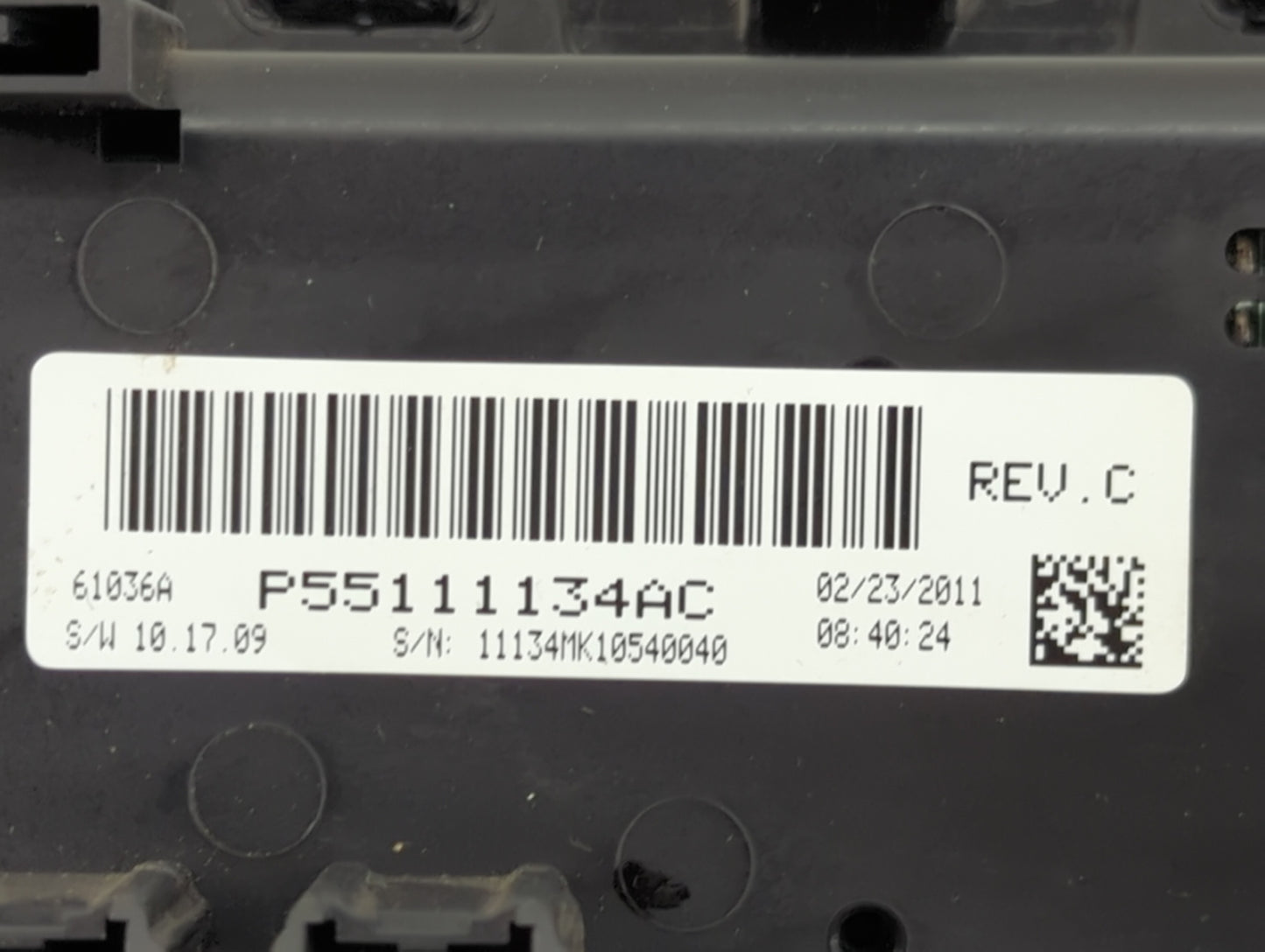 2011-2014 Chrysler 200 Climate Control Module Temperature AC/Heater Replacement P/N:P55111134AC Fits OEM Used Auto Parts - O