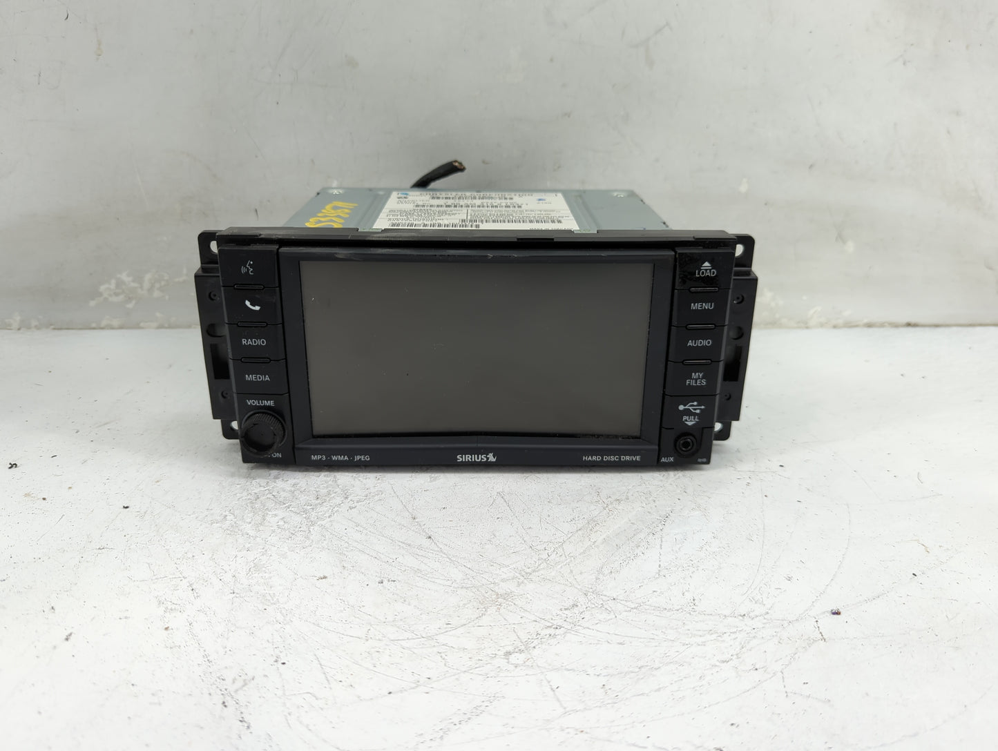 2011-2012 Chrysler 200 Radio AM FM Cd Player Receiver Replacement P/N:P05064836AG Fits Fits 2011 2012 OEM Used Auto Parts - 