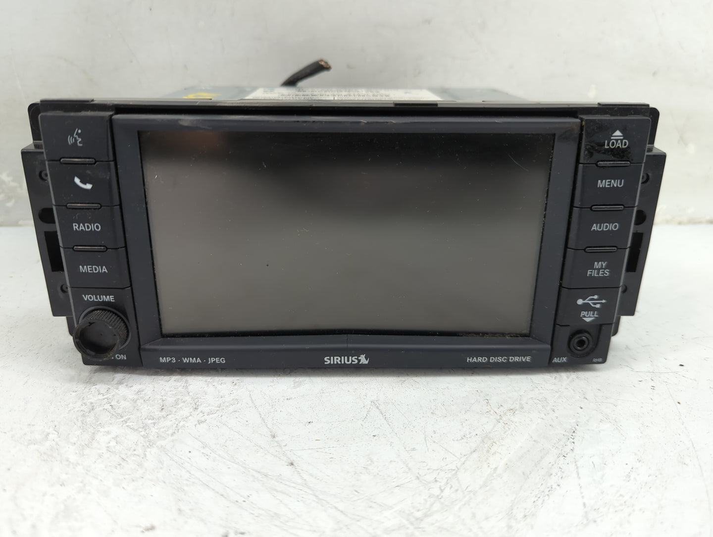 2011-2012 Chrysler 200 Radio AM FM Cd Player Receiver Replacement P/N:P05064836AG Fits Fits 2011 2012 OEM Used Auto Parts - 
