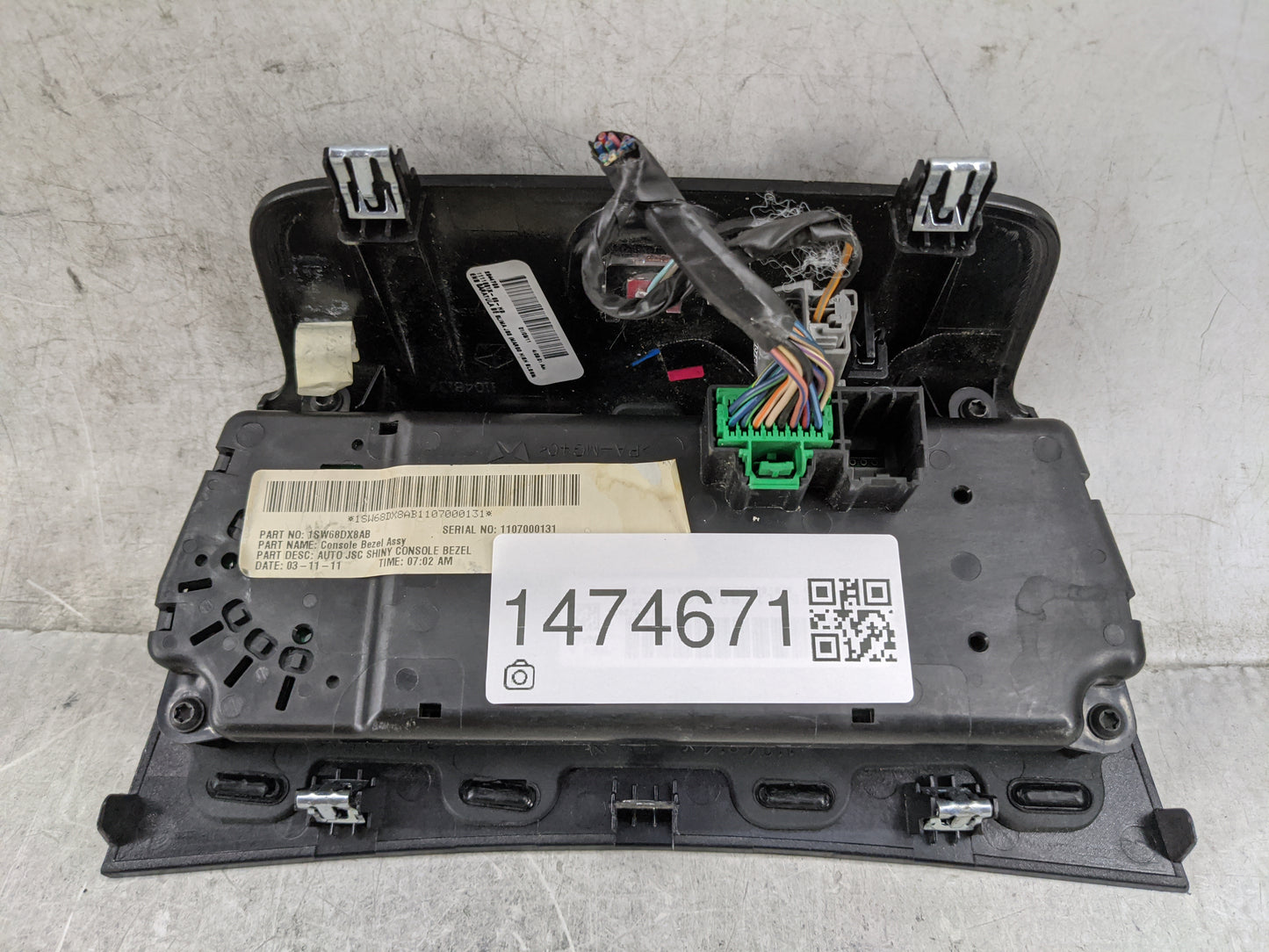 2011-2014 Chrysler 200 Climate Control Module Temperature AC/Heater Replacement P/N:1SW68DX8AB Fits OEM Used Auto Parts - Oe