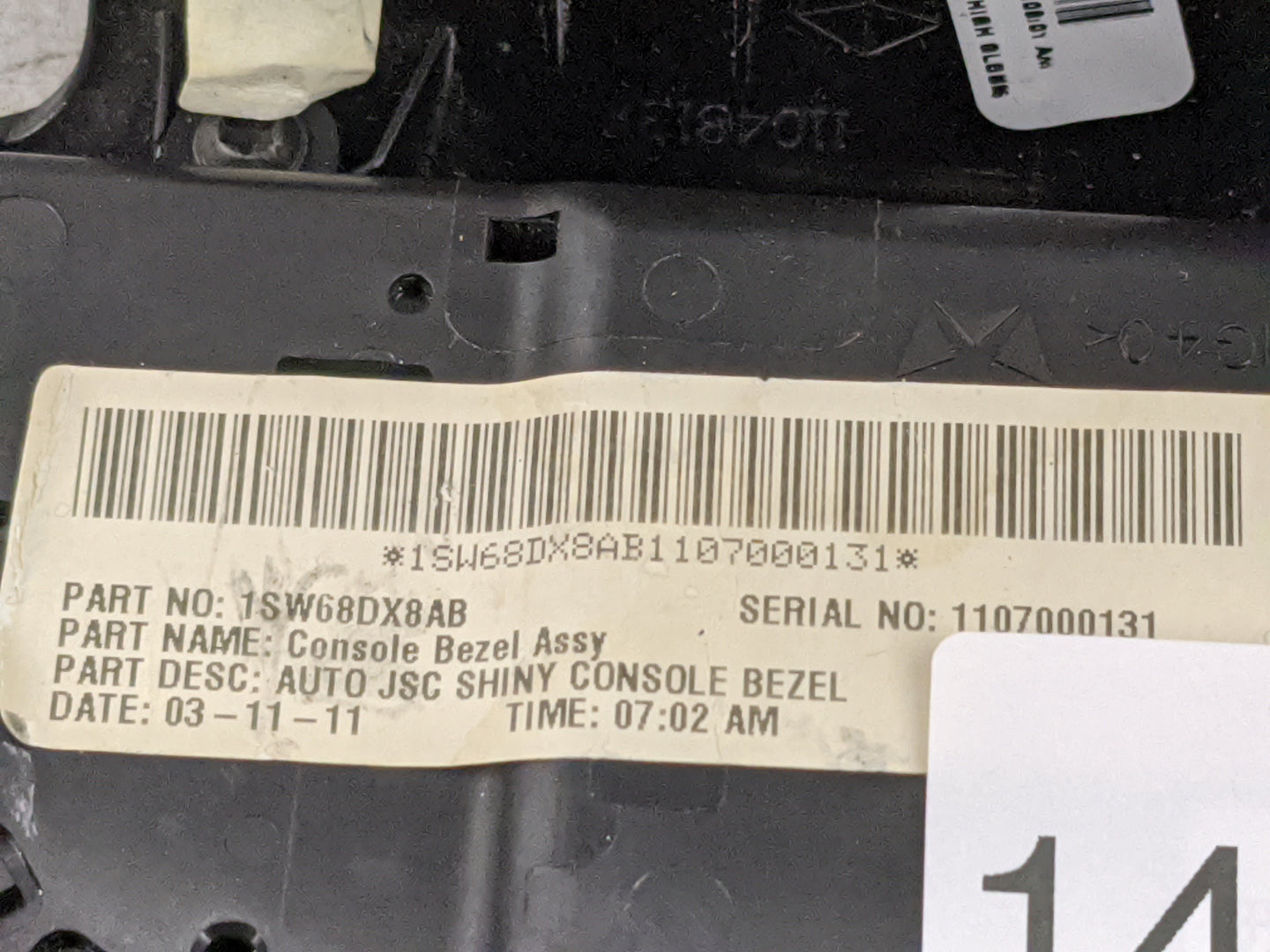 2011-2014 Chrysler 200 Climate Control Module Temperature AC/Heater Replacement P/N:1SW68DX8AB Fits OEM Used Auto Parts - Oe
