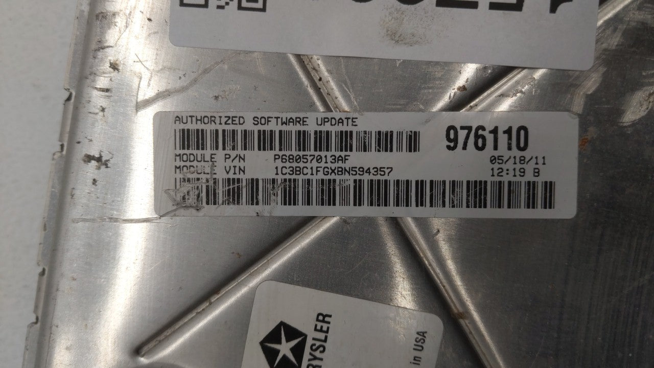 2011 Chrysler 200 PCM Engine Control Computer ECU ECM PCU OEM P/N:P05150628AB P68057013AF, P68057013AD Fits OEM Used Auto Pa