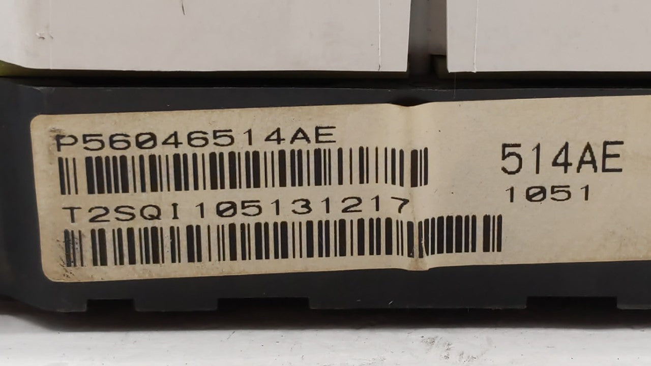 2011-2014 Chrysler 200 Instrument Cluster Speedometer Gauges P/N:P56046514AE P56046512AH Fits Fits 2011 2012 2013 2014 OEM U