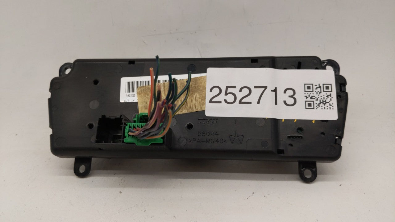 2011-2014 Chrysler 200 Climate Control Module Temperature AC/Heater Replacement P/N:P55111888AF P55111888AH Fits OEM Used Au