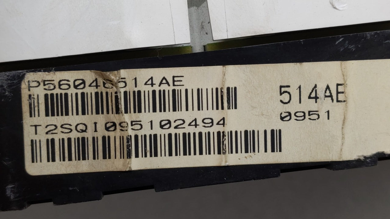 2011-2014 Chrysler 200 Instrument Cluster Speedometer Gauges P/N:P56046514AE P56046512AH Fits Fits 2011 2012 2013 2014 OEM U
