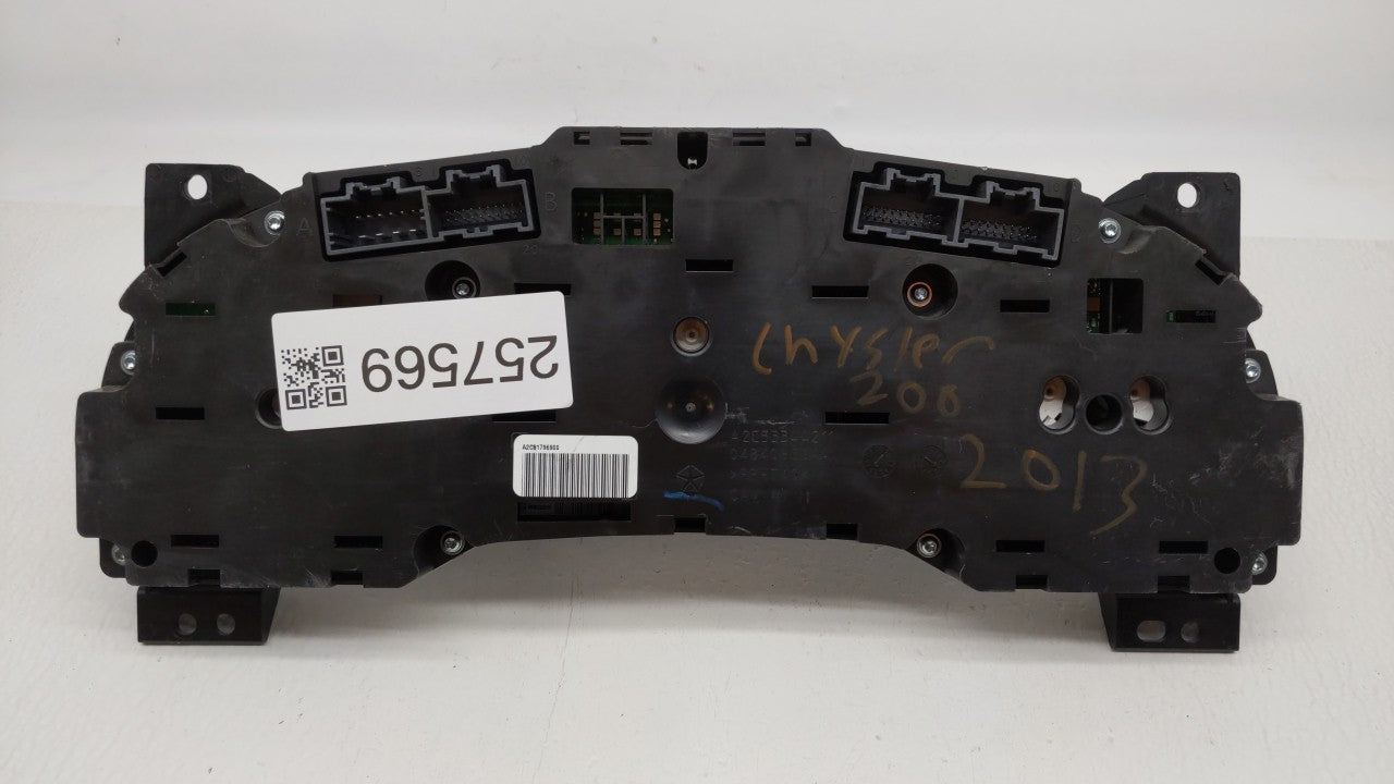 2011-2014 Chrysler 200 Instrument Cluster Speedometer Gauges P/N:P56046514AE P56046512AH Fits Fits 2011 2012 2013 2014 OEM U