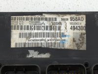 2011 Chrysler 200 PCM Engine Control Computer ECU ECM PCU OEM P/N:P05150628AB P68057013AF, P68057013AD, P68057013AC Fits OEM