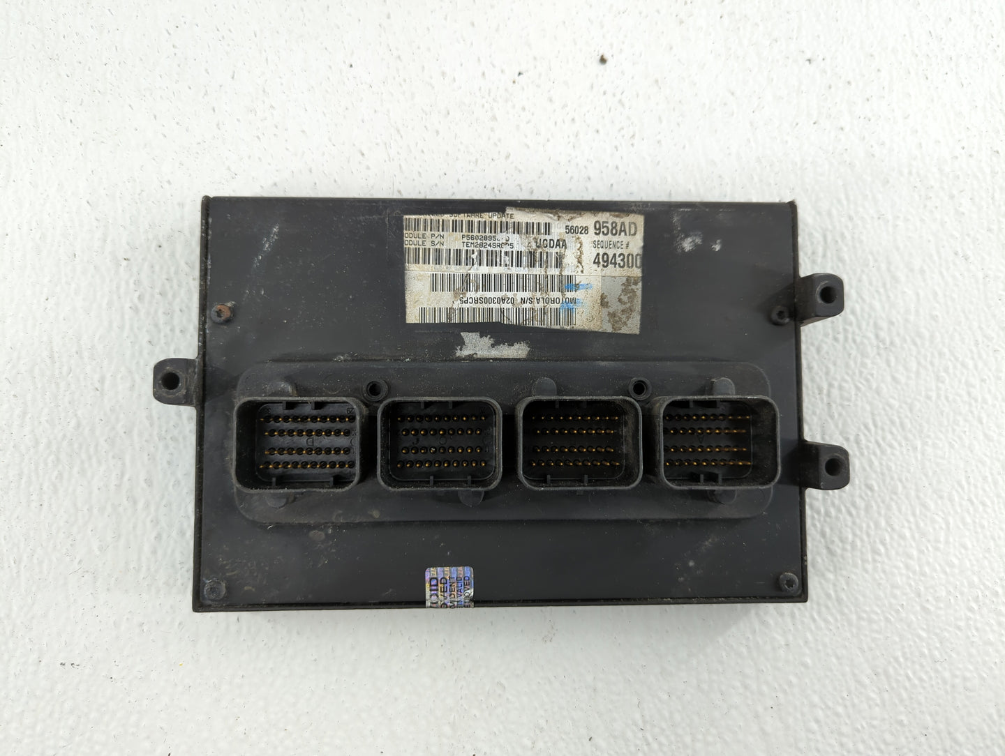 2011 Chrysler 200 PCM Engine Control Computer ECU ECM PCU OEM P/N:P05150628AB P68057013AF, P68057013AD, P68057013AC Fits OEM