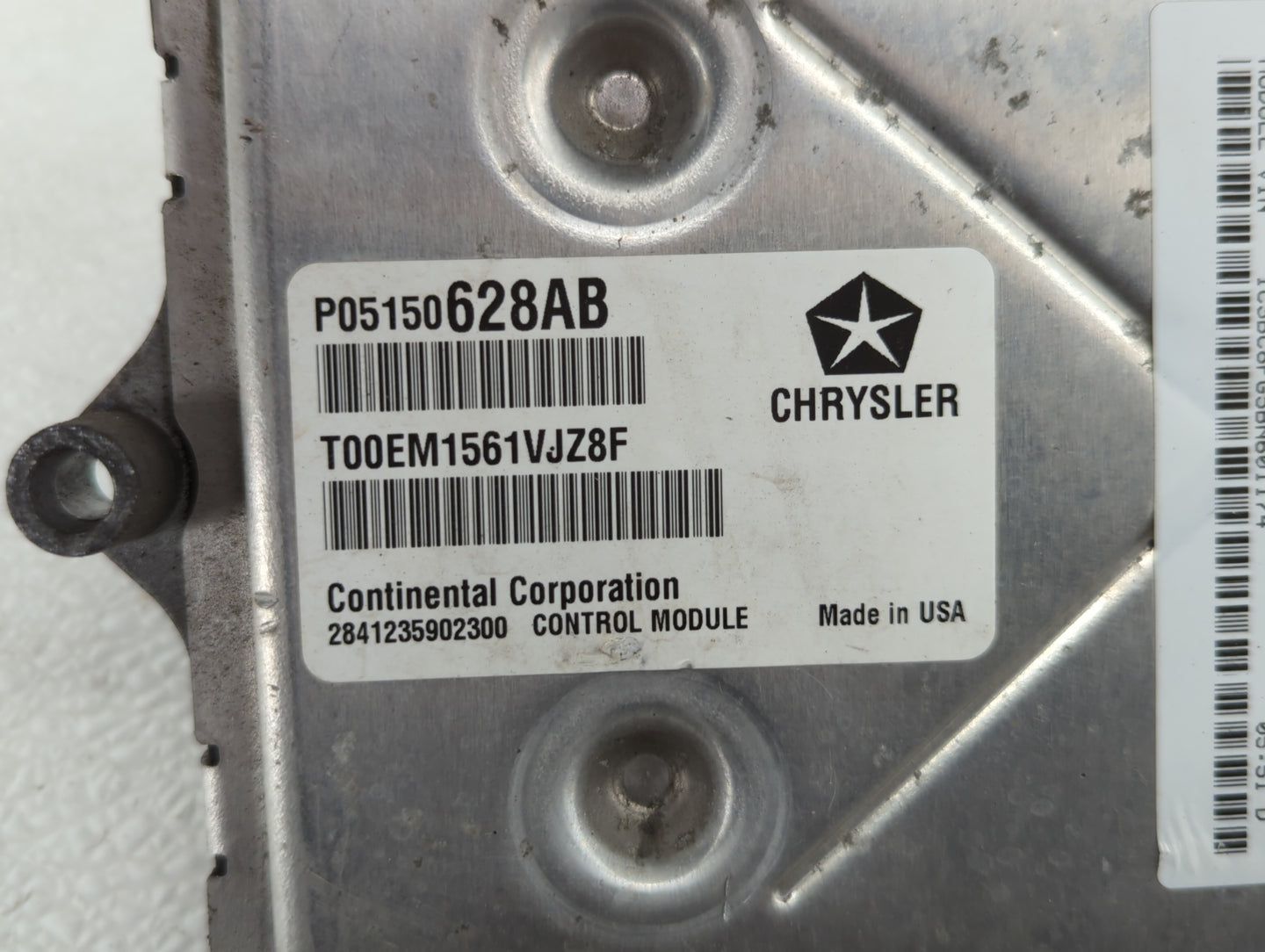 2011 Chrysler 200 PCM Engine Control Computer ECU ECM PCU OEM P/N:P68057013AF P05150628AB, P68057013AD, P68057013AC Fits OEM