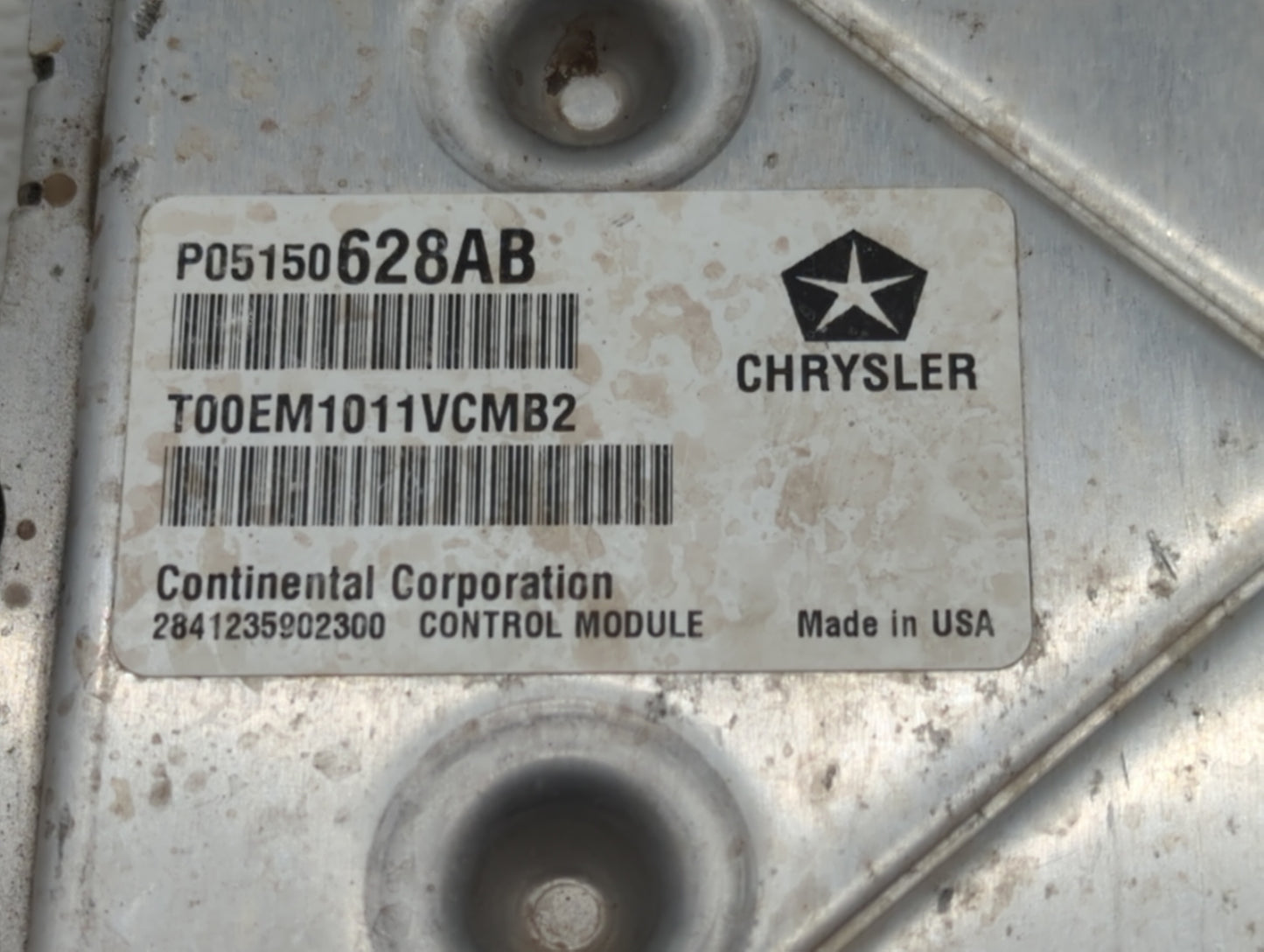 2011 Chrysler 200 PCM Engine Control Computer ECU ECM PCU OEM P/N:P68057013AF P05150628AB, P68057013AD, P68057013AC Fits OEM