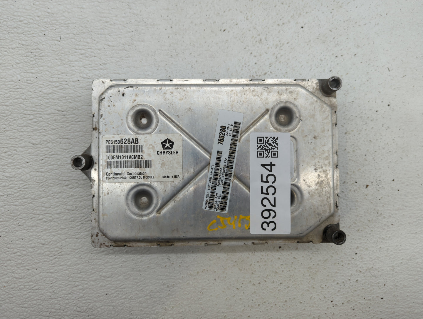 2011 Chrysler 200 PCM Engine Control Computer ECU ECM PCU OEM P/N:P68057013AF P05150628AB, P68057013AD, P68057013AC Fits OEM