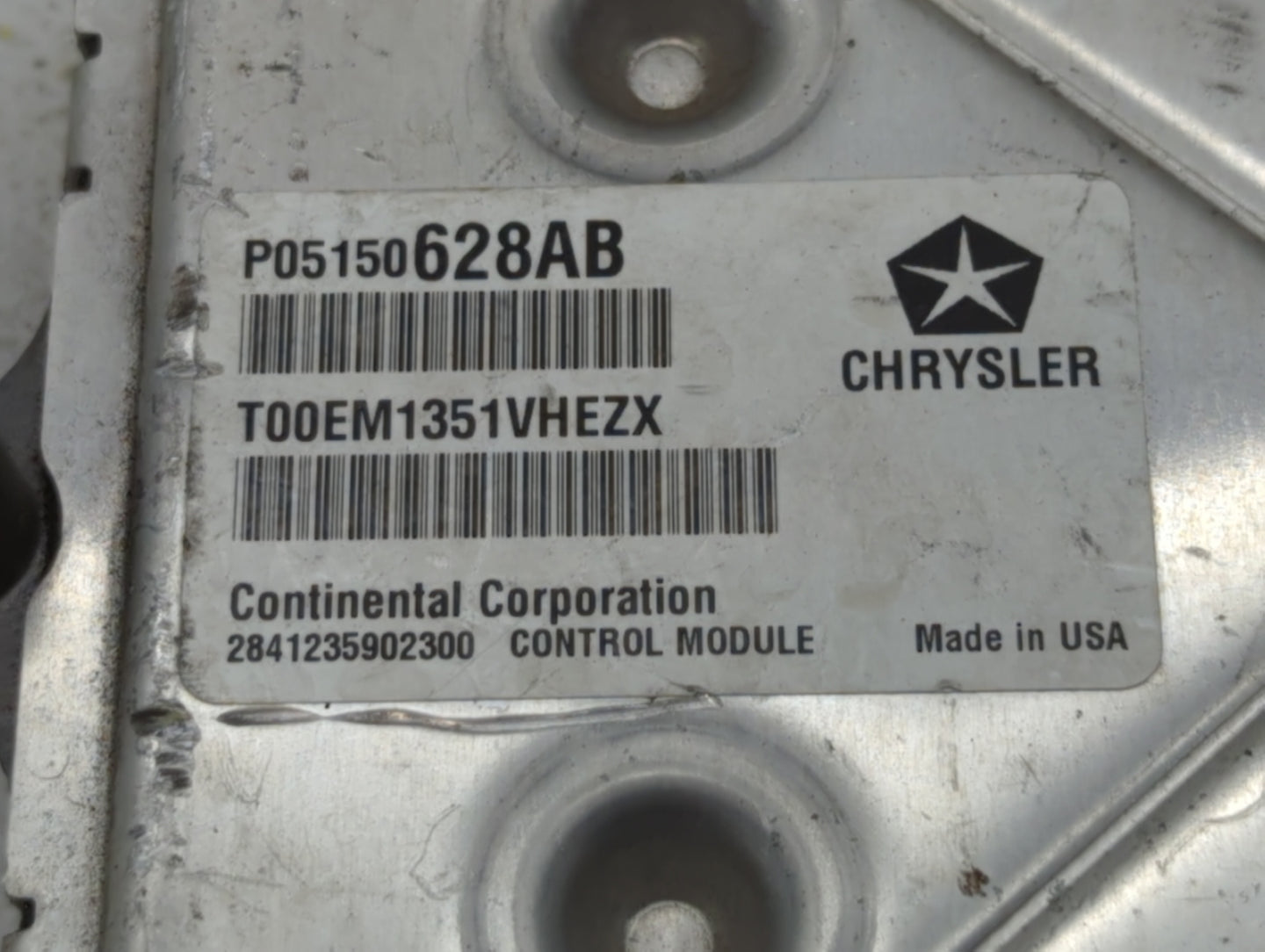 2011 Chrysler 200 PCM Engine Control Computer ECU ECM PCU OEM P/N:P05150855AC P68057013AF, P05150628AB, P68057013AD Fits OEM