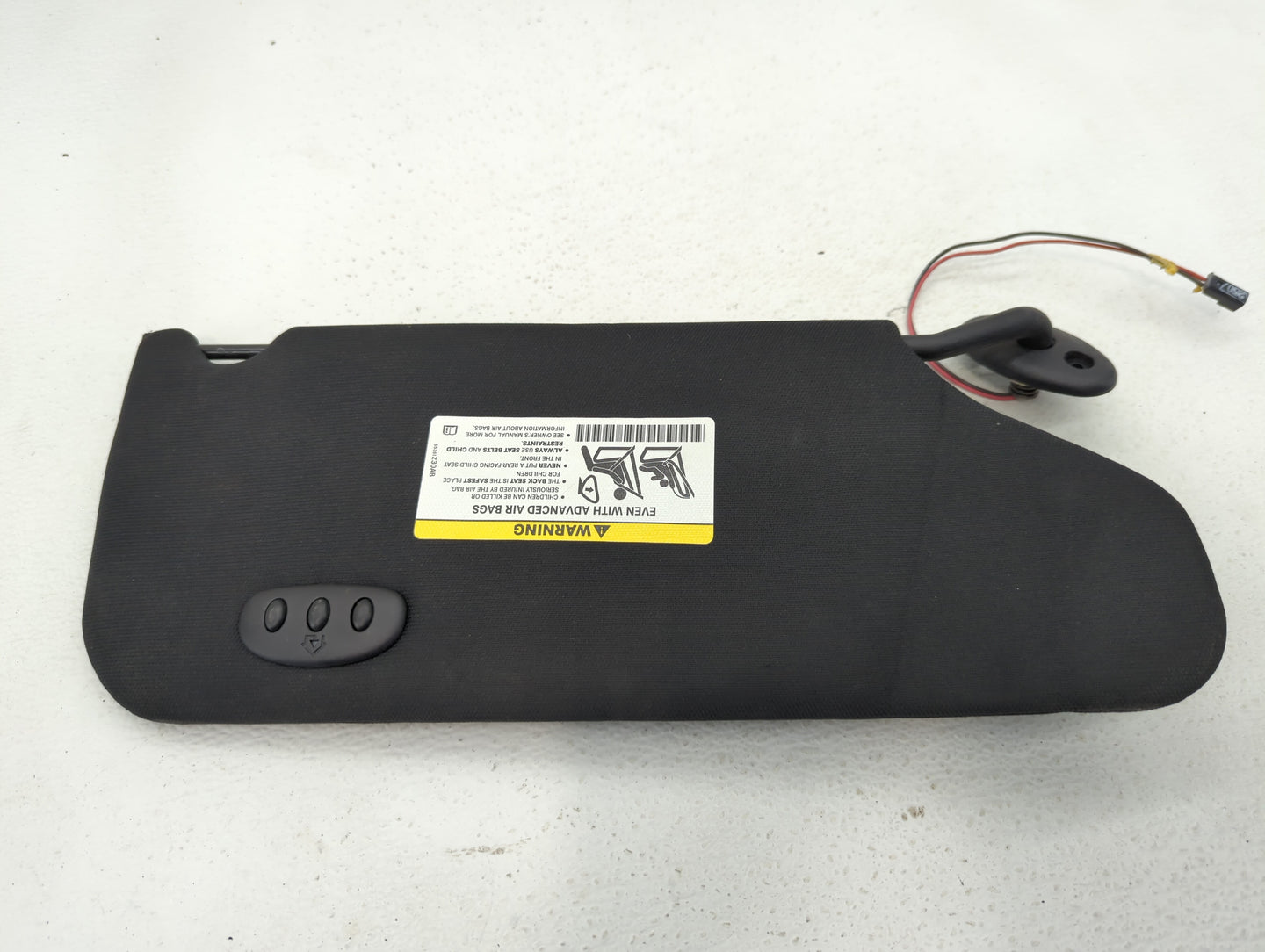 2011-2014 Chrysler 200 Sun Visor Shade Replacement Passenger Right Mirror Fits Fits 2011 2012 2013 2014 OEM Used Auto Parts 