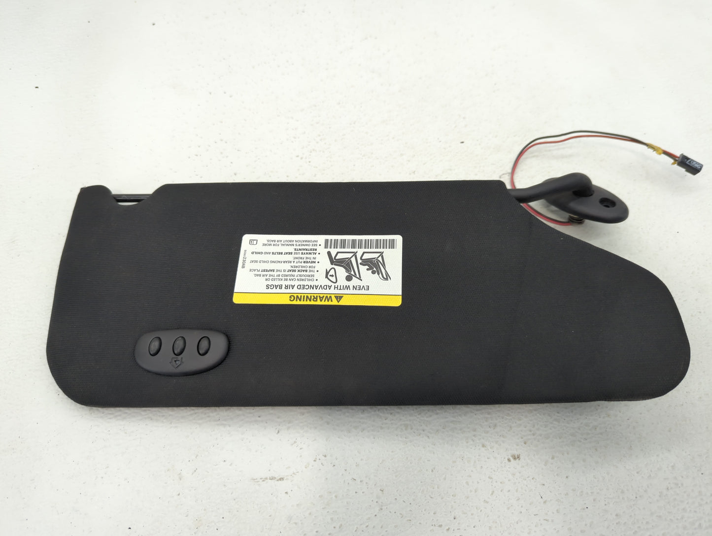 2011-2014 Chrysler 200 Sun Visor Shade Replacement Passenger Right Mirror Fits Fits 2011 2012 2013 2014 OEM Used Auto Parts 