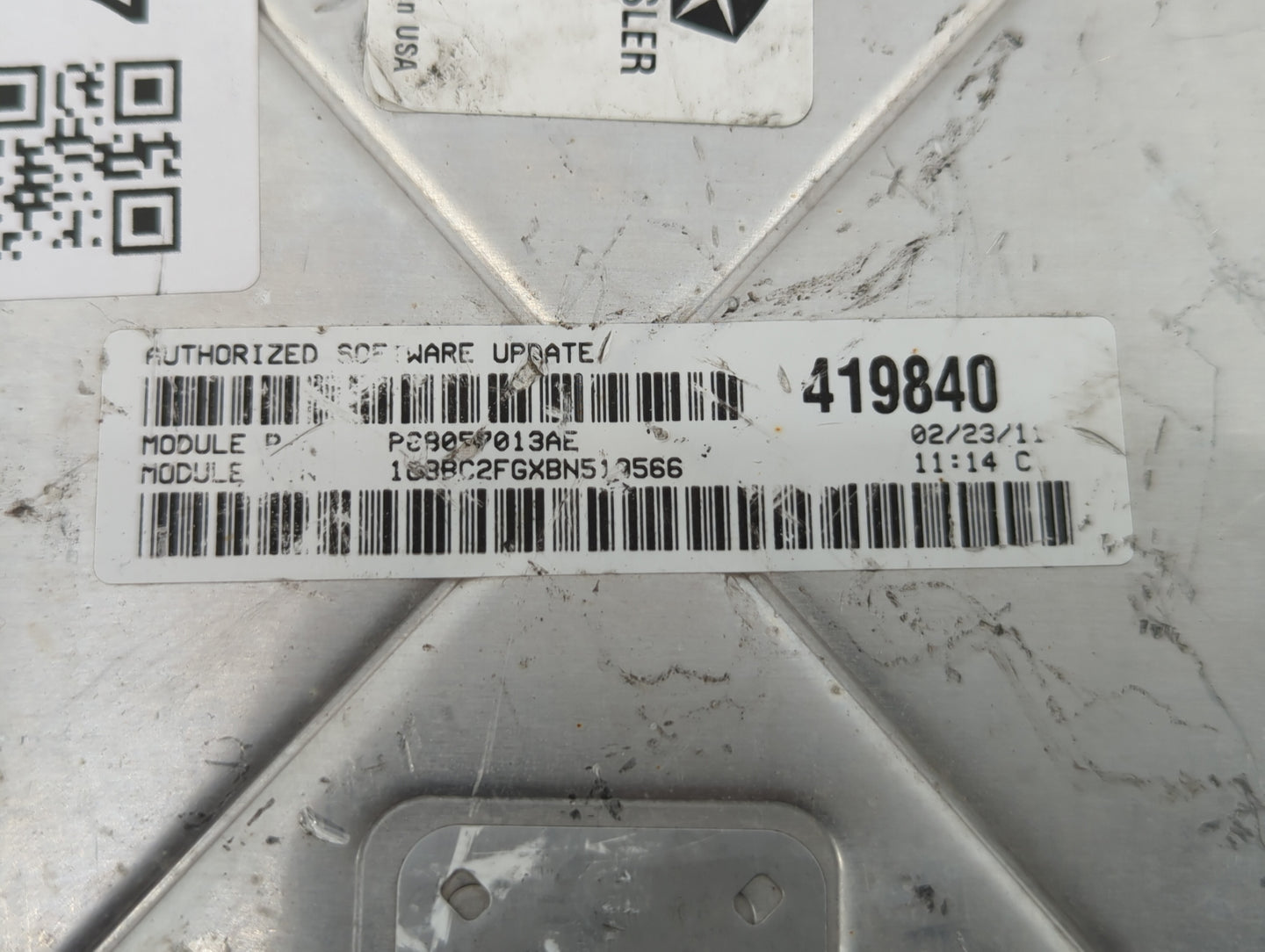 2011 Chrysler 200 PCM Engine Control Computer ECU ECM PCU OEM P/N:P05150628AB P05150855AC, P68057013AF, P68057013AD Fits OEM