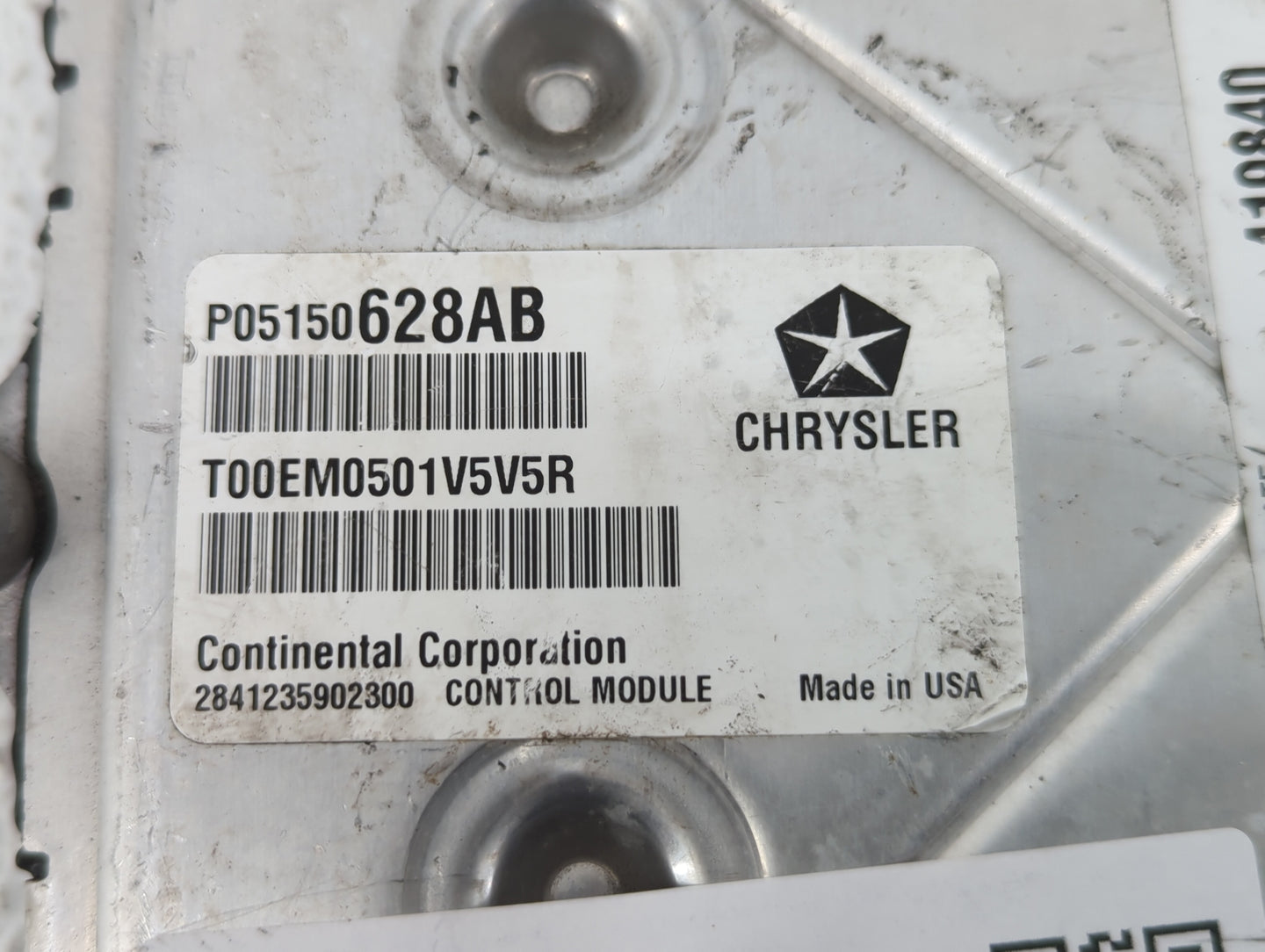 2011 Chrysler 200 PCM Engine Control Computer ECU ECM PCU OEM P/N:P05150628AB P05150855AC, P68057013AF, P68057013AD Fits OEM