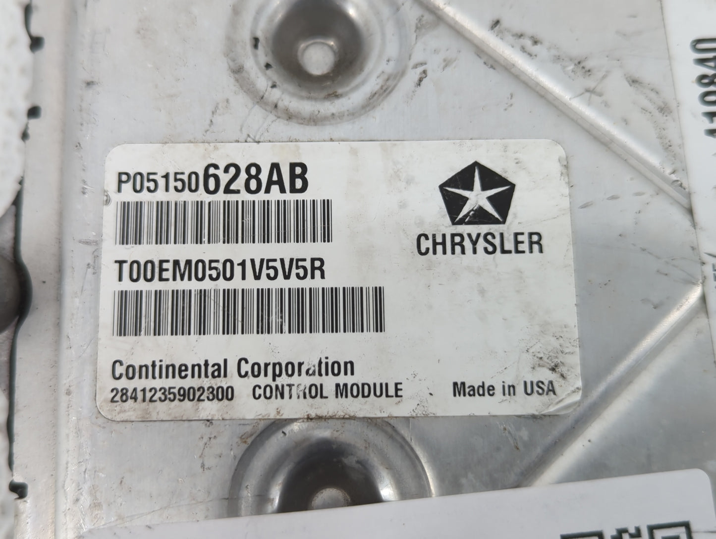 2011 Chrysler 200 PCM Engine Control Computer ECU ECM PCU OEM P/N:P05150628AB P05150855AC, P68057013AF, P68057013AD Fits OEM
