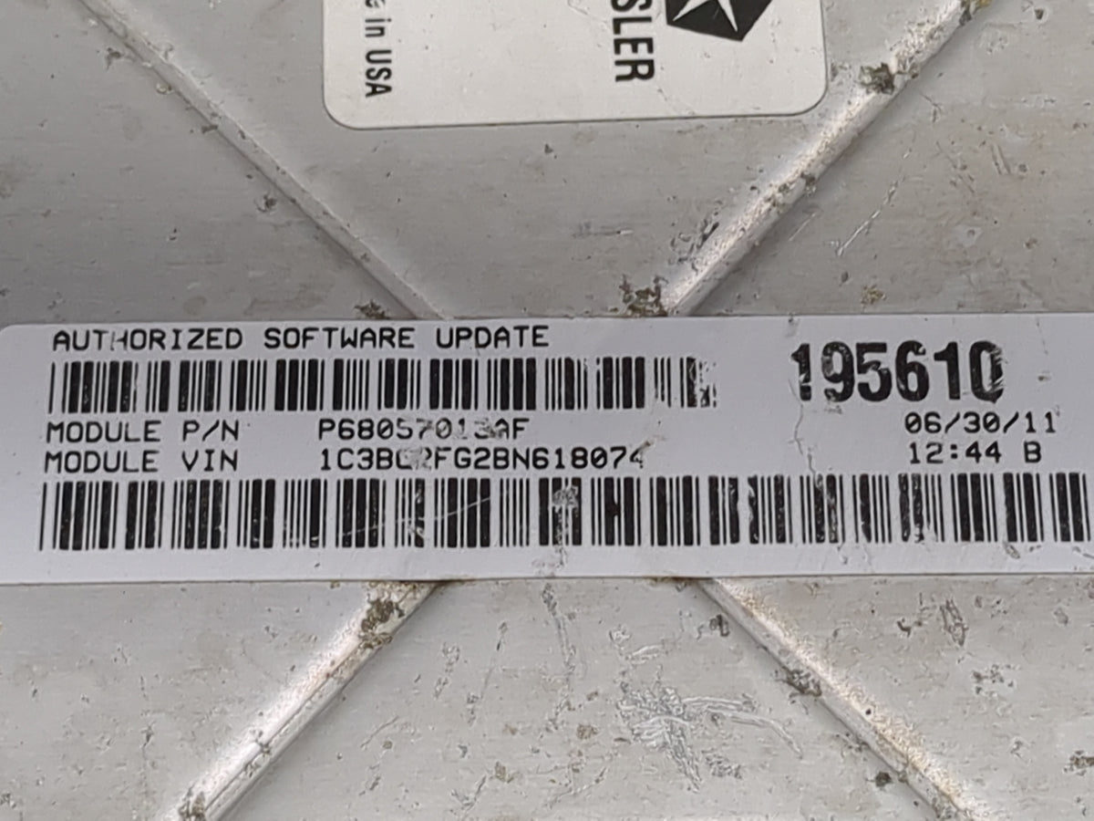2011 Chrysler 200 PCM Engine Control Computer ECU ECM PCU OEM Fits OEM Used Auto Parts - Oemusedautoparts1.com