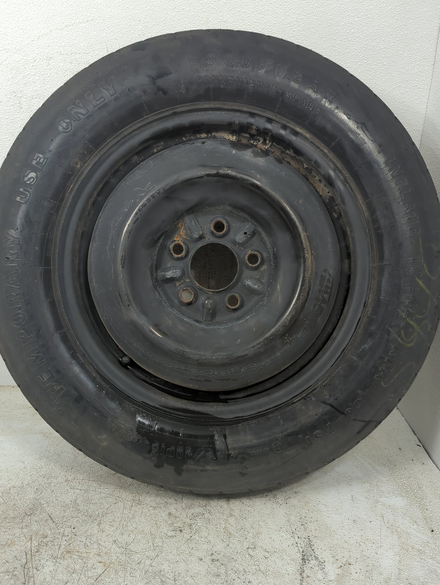 2011-2014 Chrysler 200 Spare Donut Tire Wheel Rim Oem 5033422 - Oemusedautoparts1.com