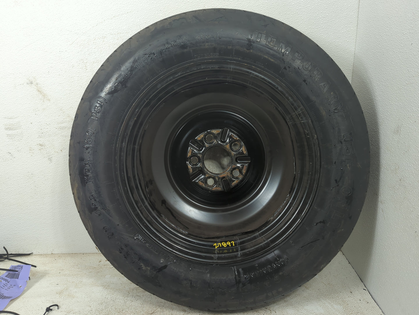 2011-2014 Chrysler 200 Spare Donut Tire Wheel Rim Oem 5033422 - Oemusedautoparts1.com