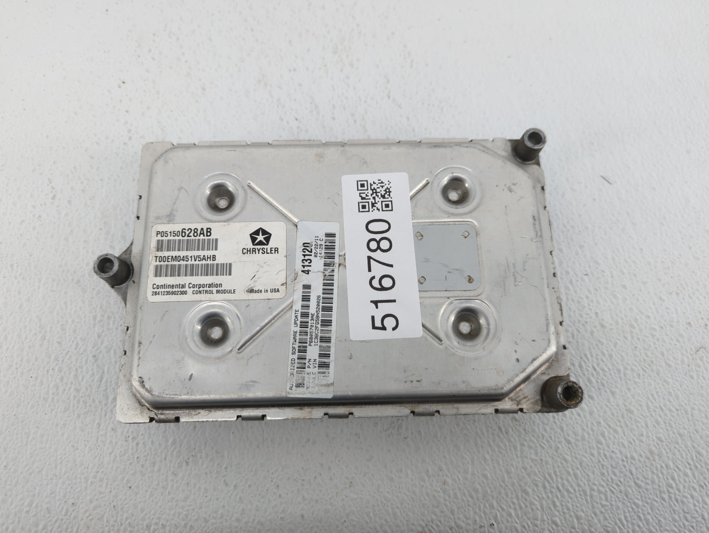2011 Chrysler 200 PCM Engine Control Computer ECU ECM PCU OEM P/N:P05150628AB Fits OEM Used Auto Parts - Oemusedautoparts1.c
