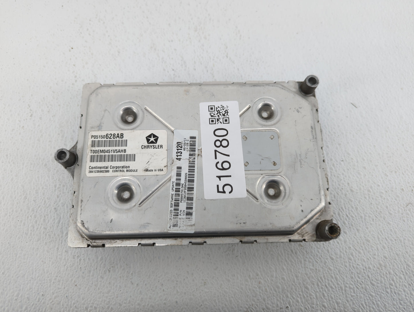 2011 Chrysler 200 PCM Engine Control Computer ECU ECM PCU OEM P/N:P05150628AB Fits OEM Used Auto Parts - Oemusedautoparts1.c