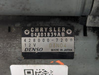 2011-2014 Chrysler 200 Car Starter Motor Solenoid OEM P/N:04801839AB 04804839AB, 428000-7200 Fits Fits 2011 2012 2013 2014 O