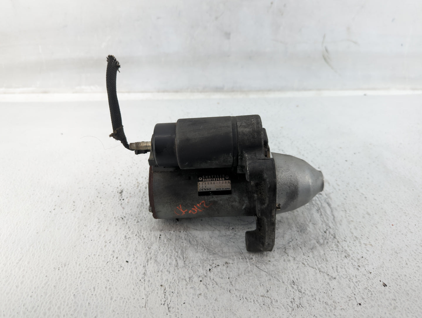 2011-2014 Chrysler 200 Car Starter Motor Solenoid OEM P/N:428000-7200 04801839AB Fits Fits 2011 2012 2013 2014 OEM Used Auto