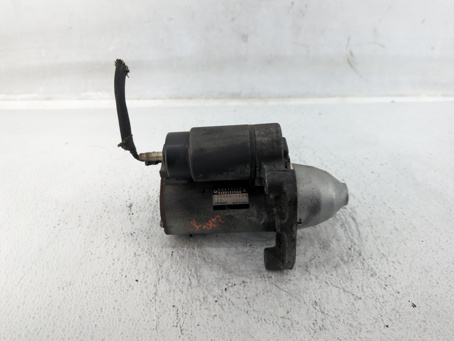 2011-2014 Chrysler 200 Car Starter Motor Solenoid OEM P/N:428000-7200 04801839AB Fits Fits 2011 2012 2013 2014 OEM Used Auto