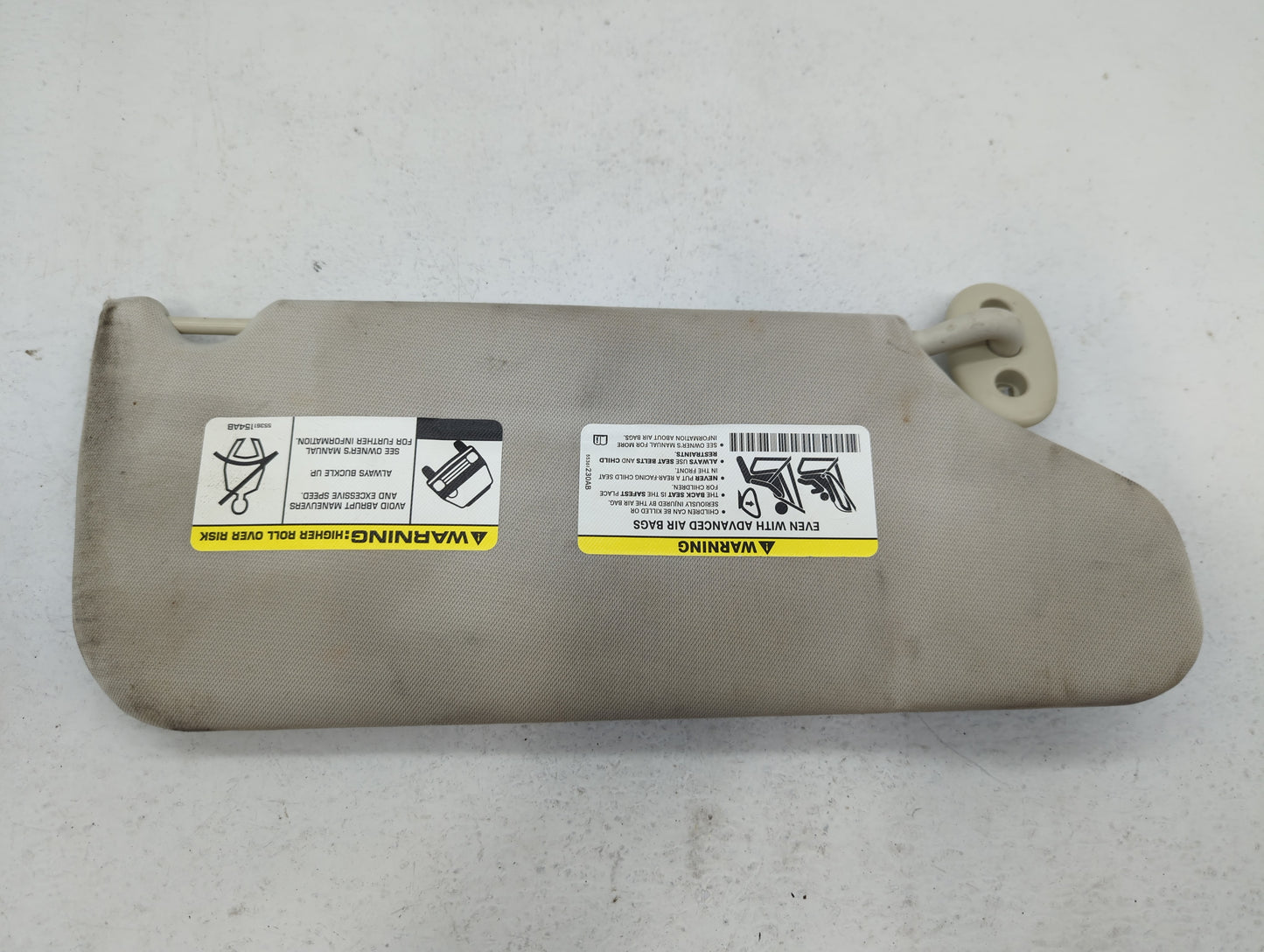 2011-2014 Chrysler 200 Sun Visor Shade Replacement Passenger Right Mirror Fits Fits 2011 2012 2013 2014 OEM Used Auto Parts 