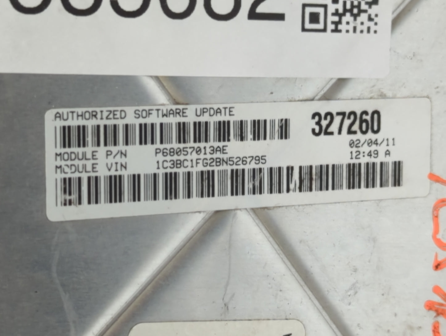 2011 Chrysler 200 PCM Engine Control Computer ECU ECM PCU OEM P/N:P05150628AB Fits OEM Used Auto Parts - Oemusedautoparts1.c